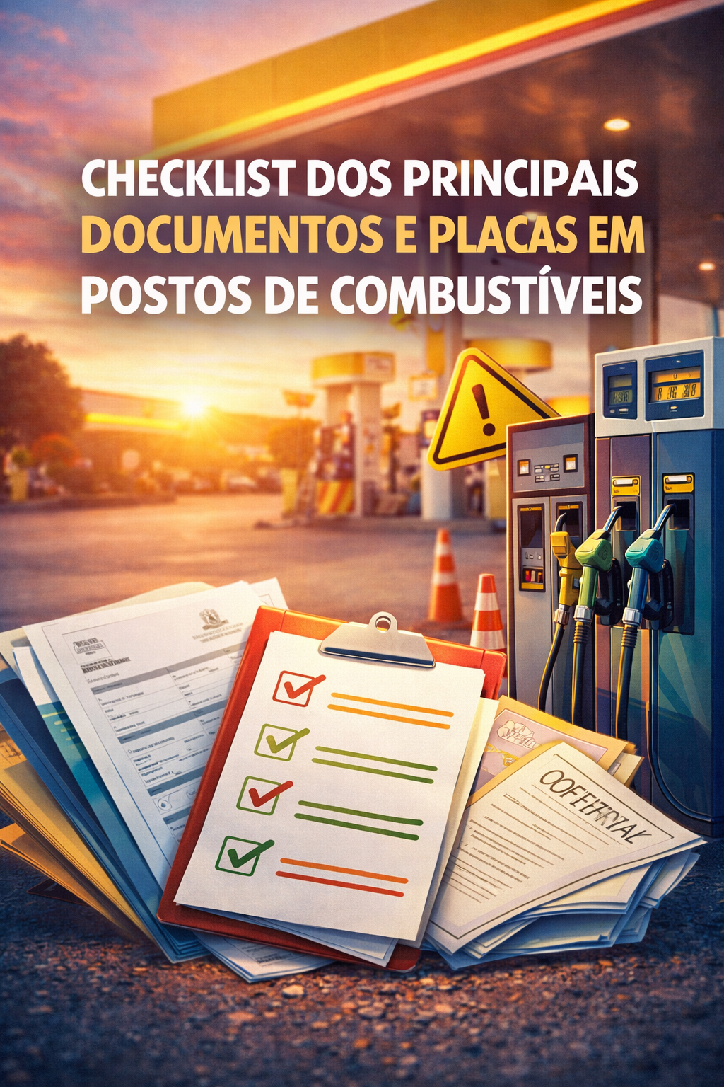CHECKLIST DOS PRINCIPAIS DOCUMENTOS E PLACAS EMPOSTOS DE COMBUSTÍVEIS
